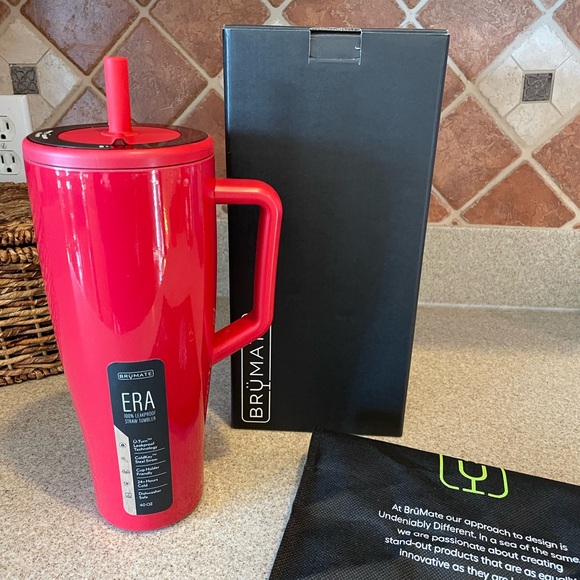 Limited Edition Glossy Maraschino Cherry Brumate 40 oz Era Tumbler